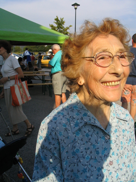 Dédée Houillon a passé sa jeunesse au Girmont 30 07 2004 