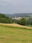 Vue du chemin des puits juillet 2004