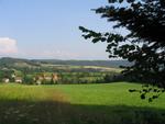 Vue panoramique du chemin des Puits, en juillet 2004