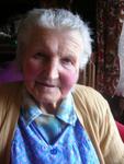 Marcelle Babel, née Fleurot, 95 ans le 31 DEC 2006, Doyenne des Girmontois, elle habite "Aux 4 Vents", au Dropt