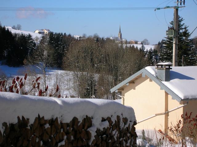 neige 28 fevrier 2005, une vue sur le centre