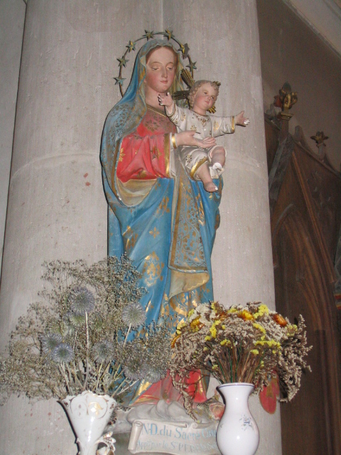 Eglise Girmont 12 09 2004 La Ste Vierge, et l'Enfant Jésus